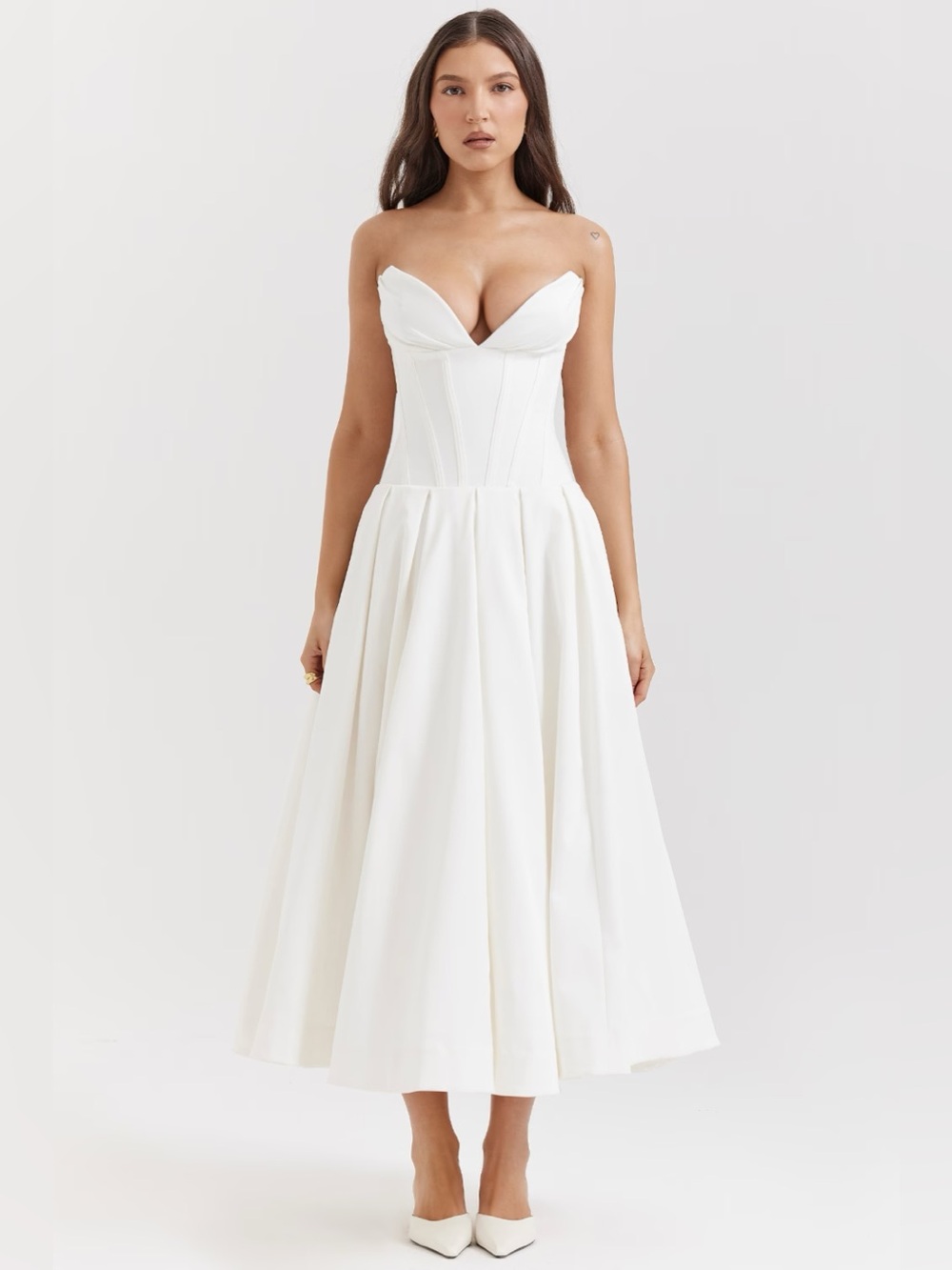 House of CB Lady Dress in White